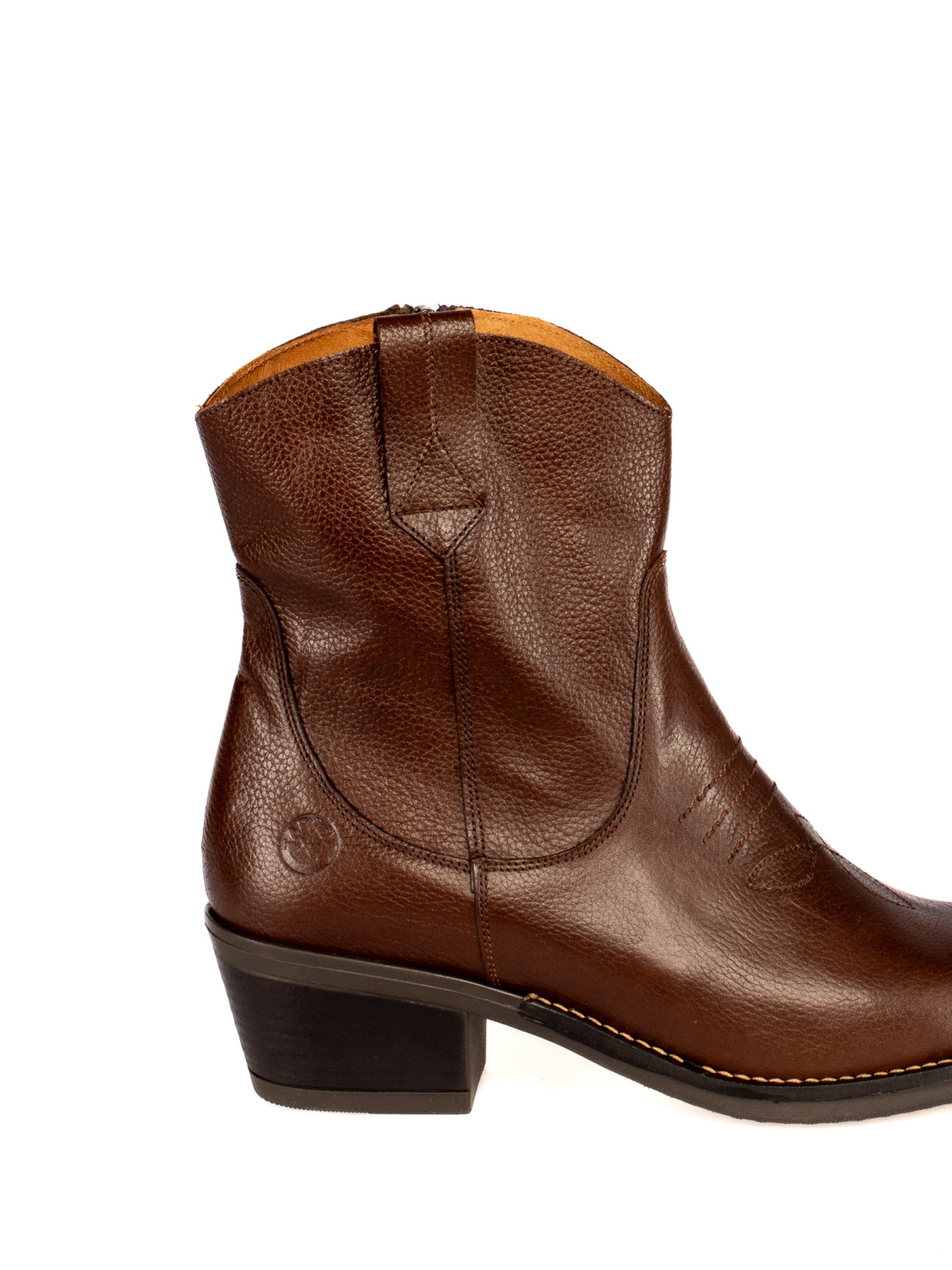 Texas Leather Ankle Boots