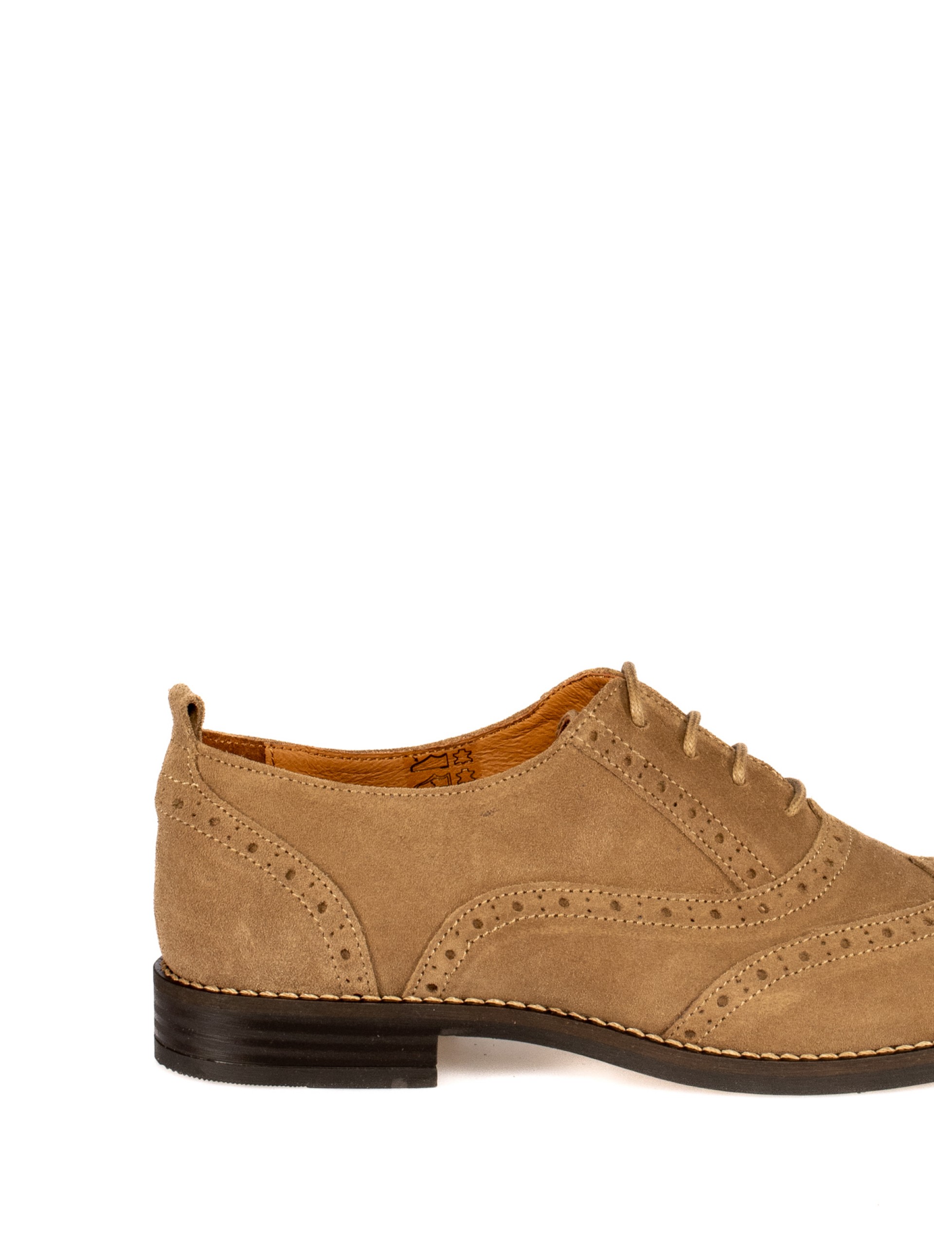 Sapato Oxford em Camurça