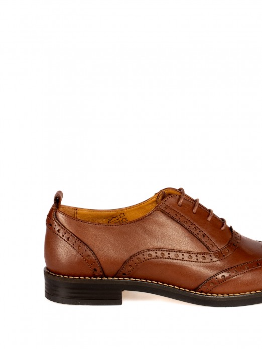 Sapato Oxford em Pele