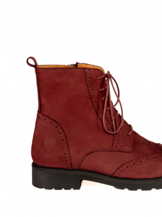 Oxford ankle boot
in nubuck leather