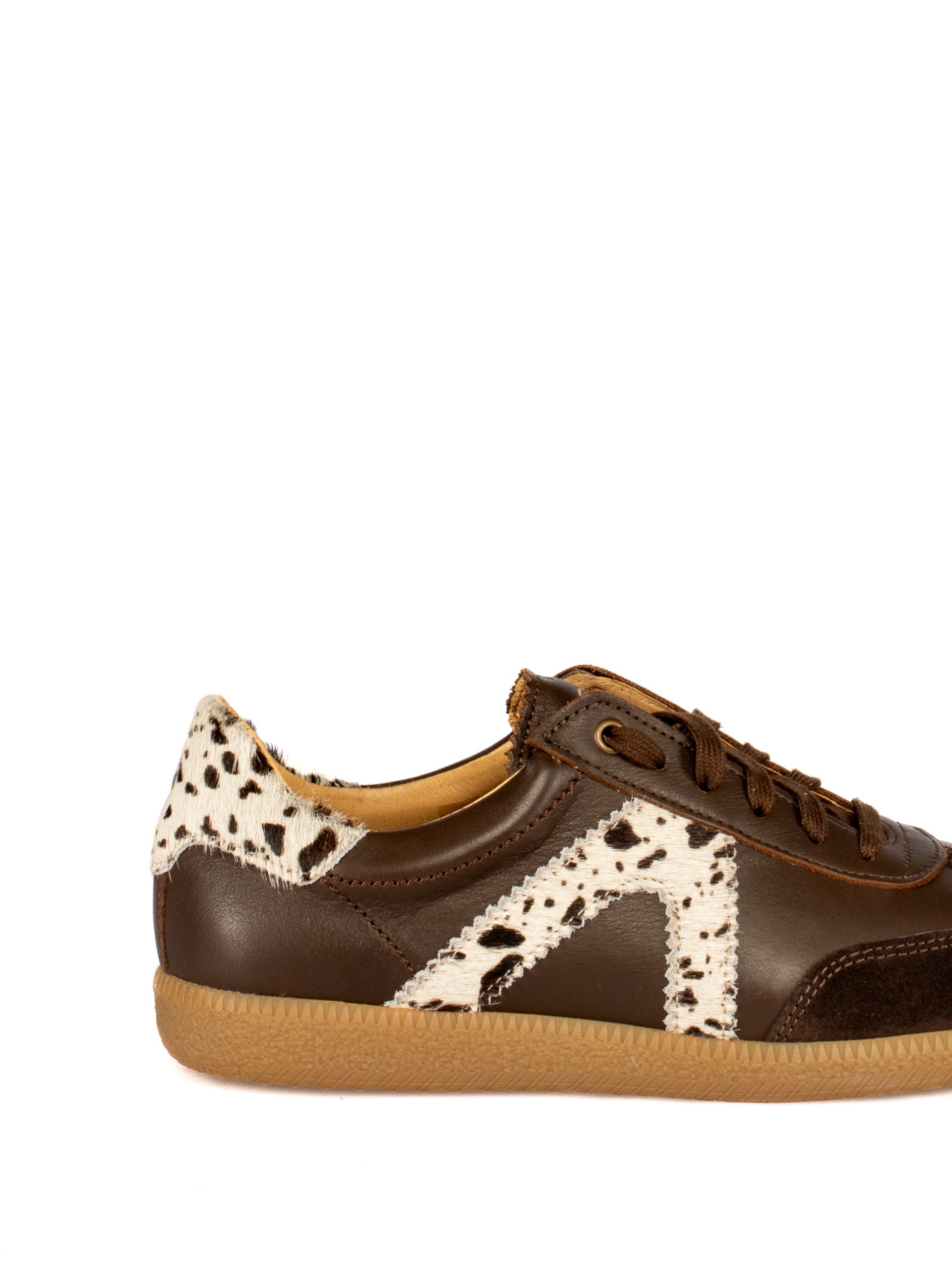 Sapato Desportivo em Pele e  Pêlo