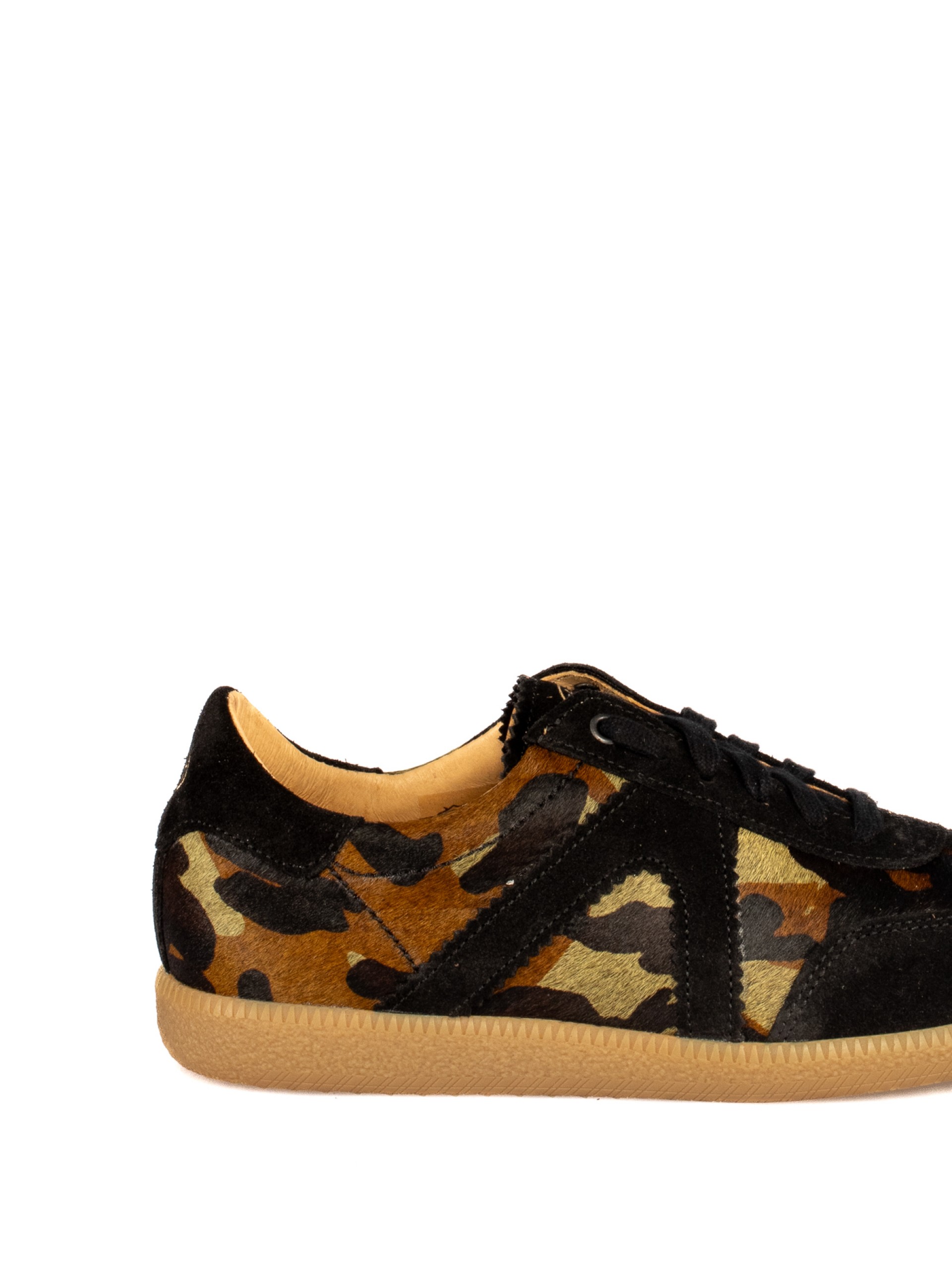 Sapato Desportivo em Pêlo com camurça