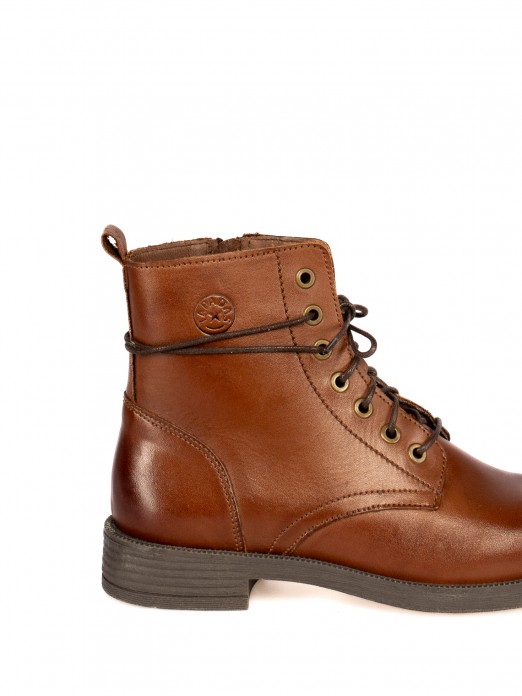 Leather Military Boot