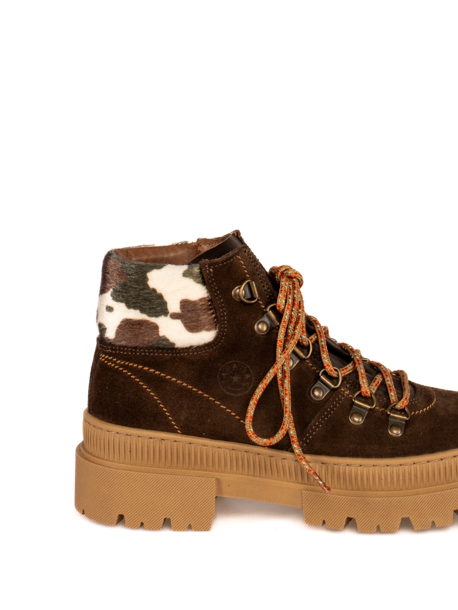 Suede Ankle Boots with Fur