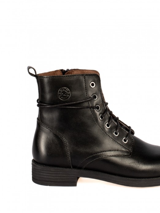 Leather Military Boot