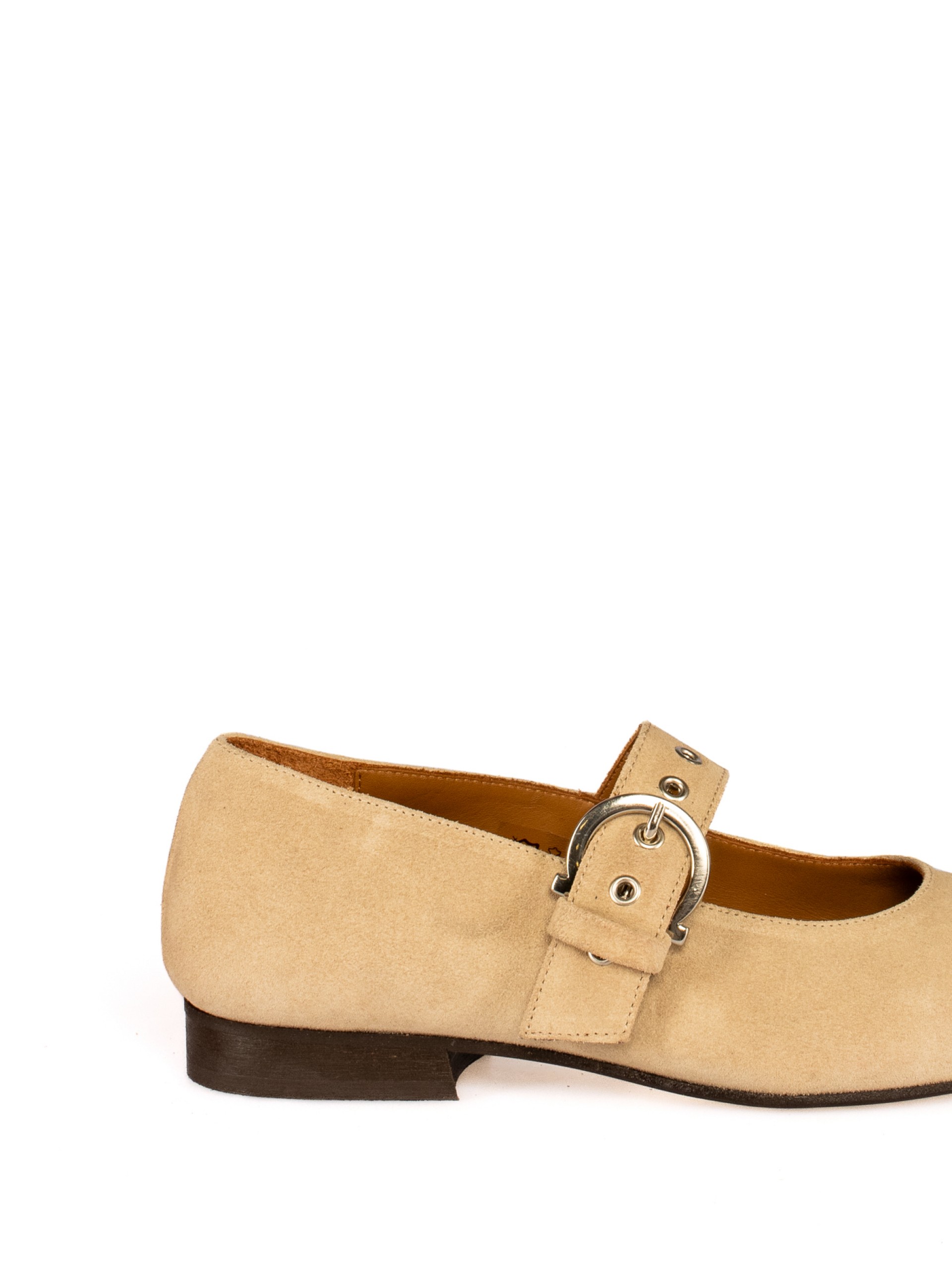 Suede Mary Jane Shoes