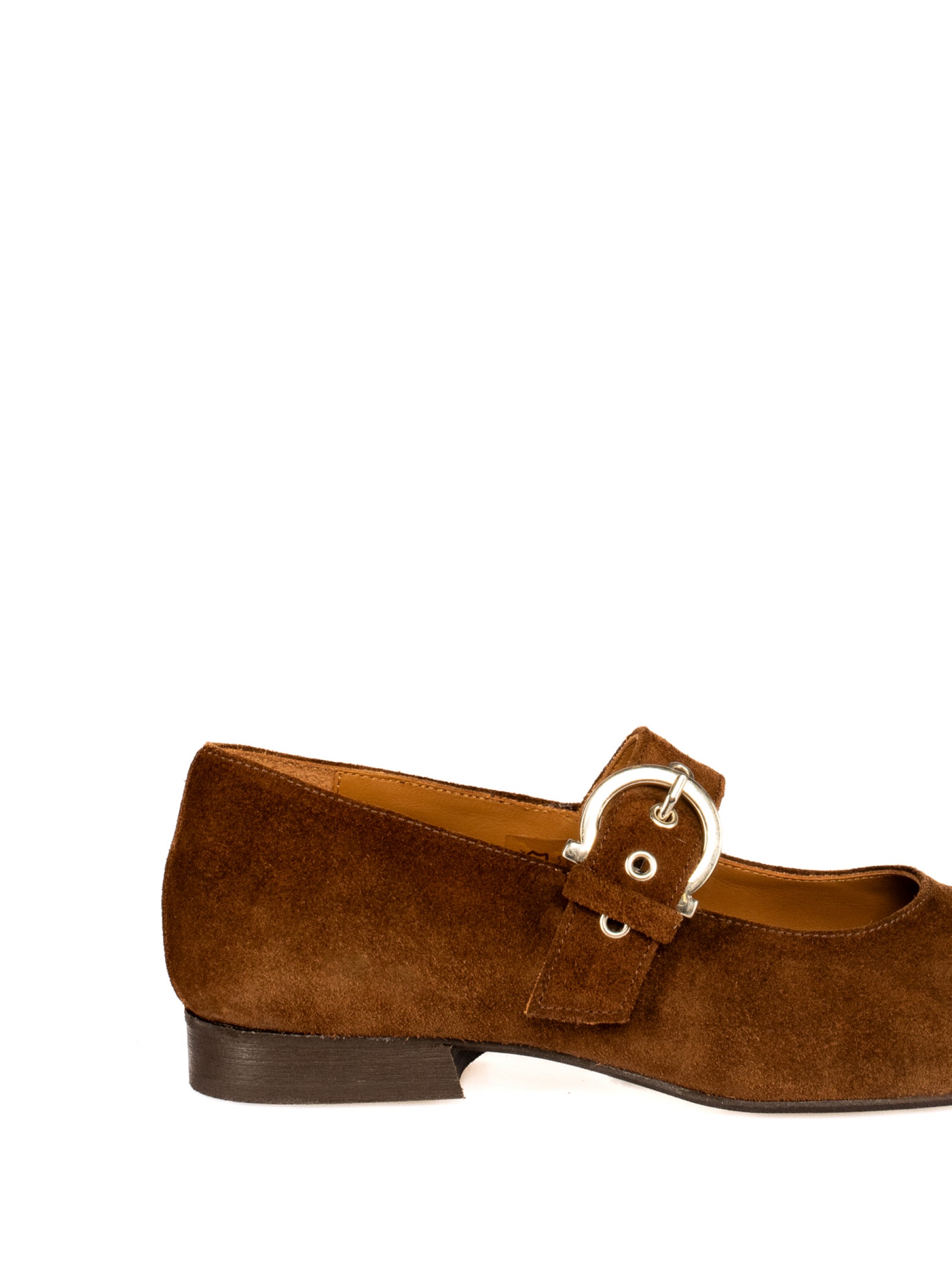 Suede Mary Jane Shoes