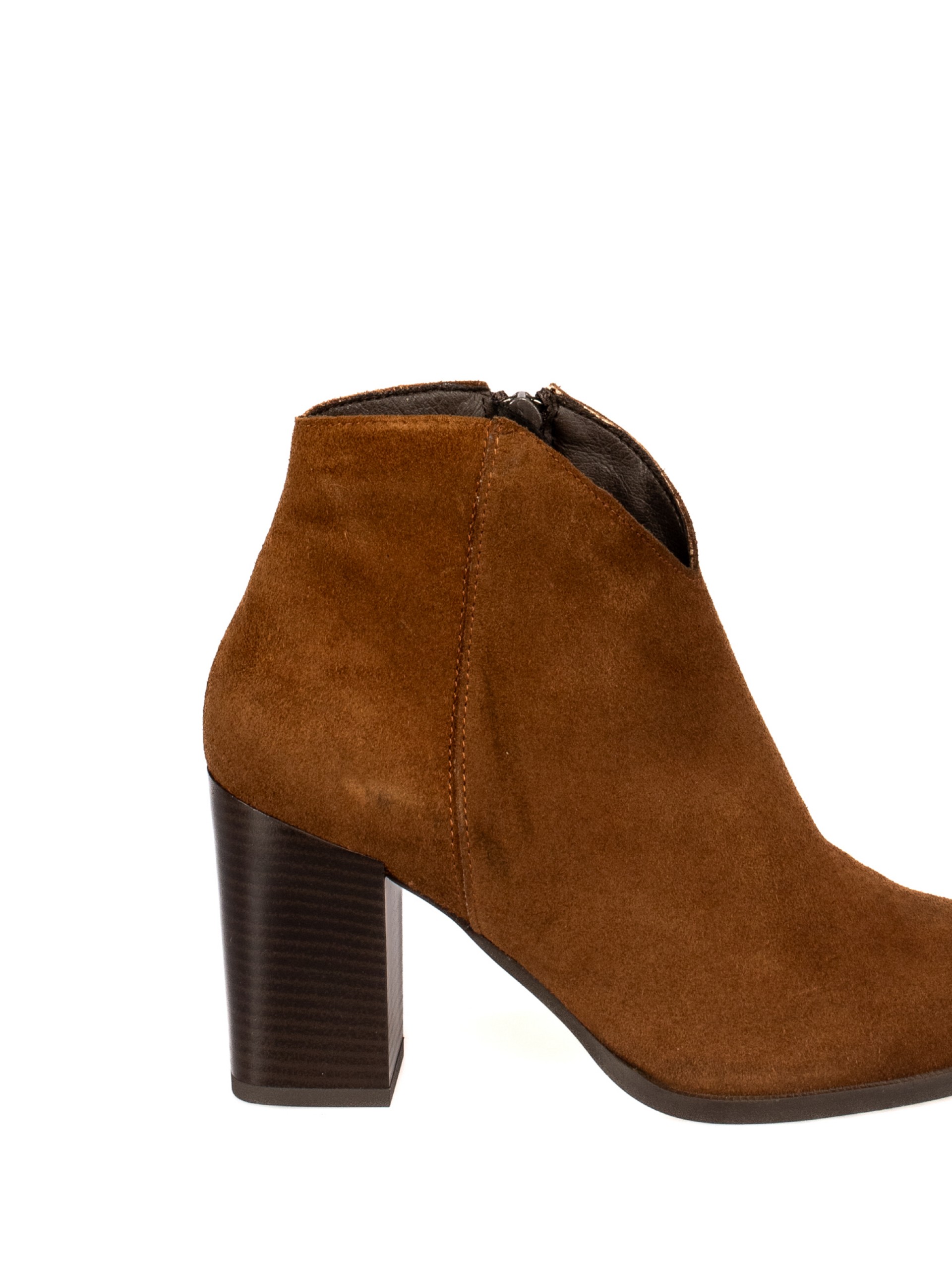 Botim de Salto em camurça