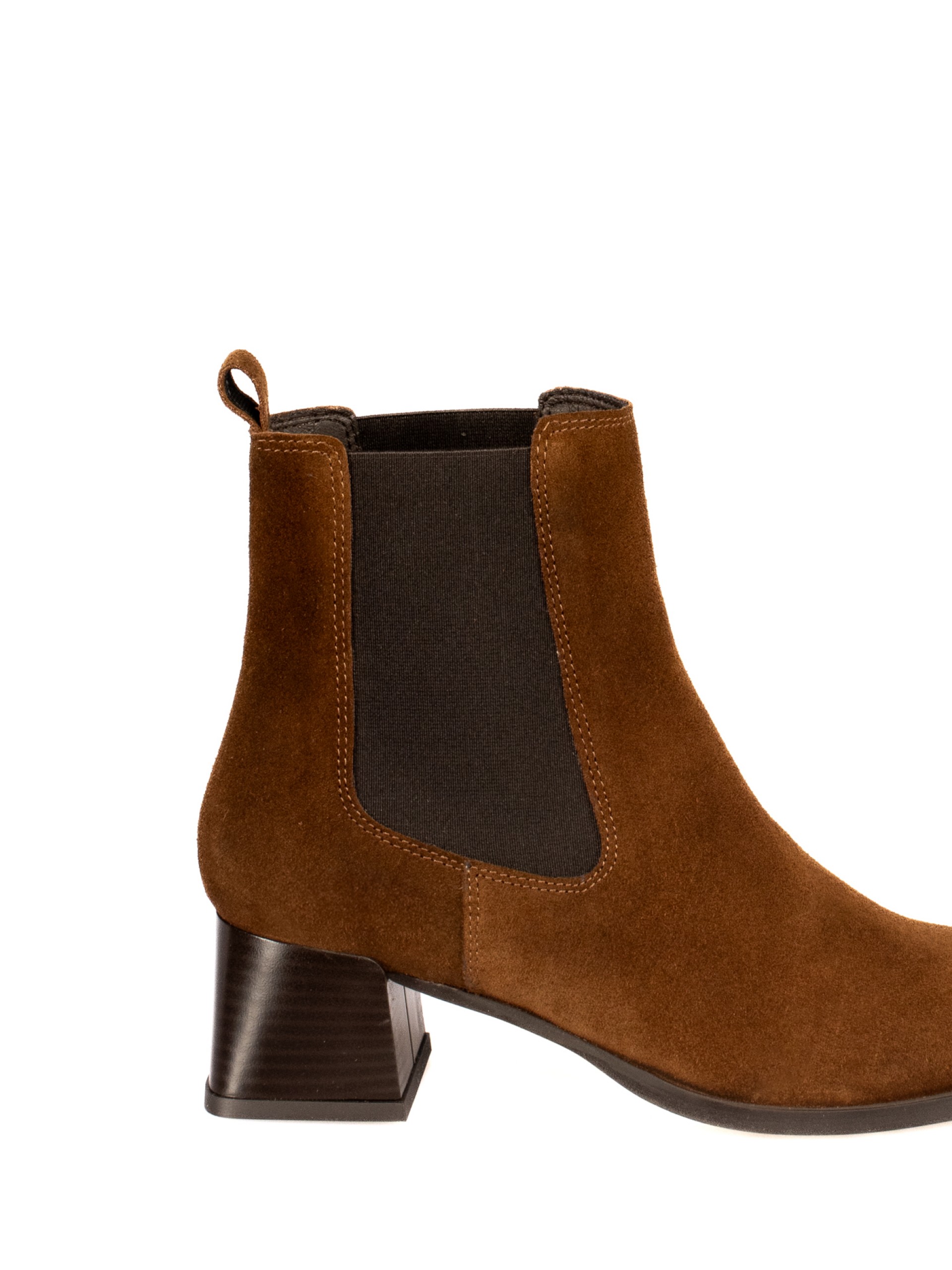 Suede Elastic High Heel Ankle Boots