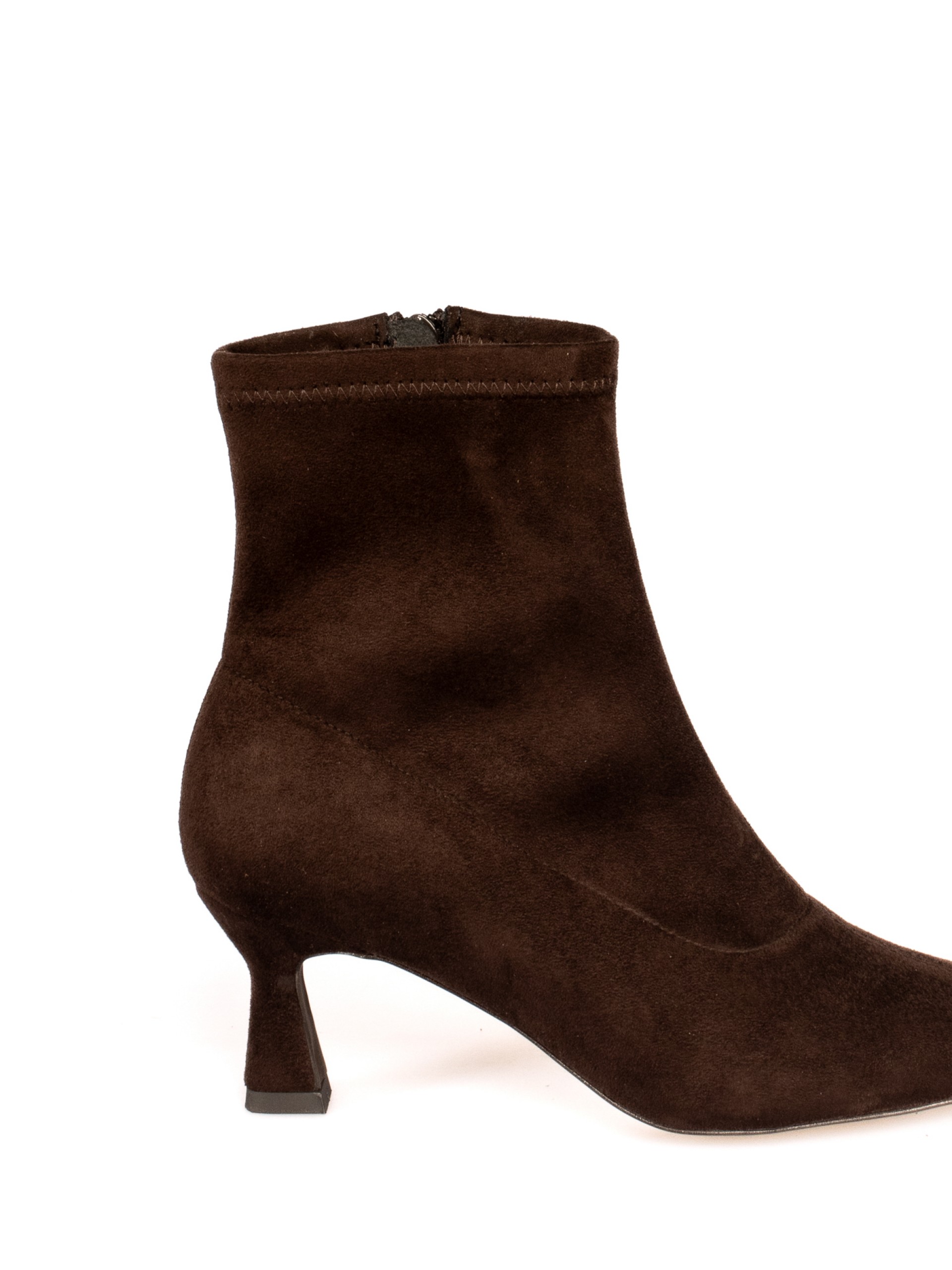 Lycra high heel ankle boots