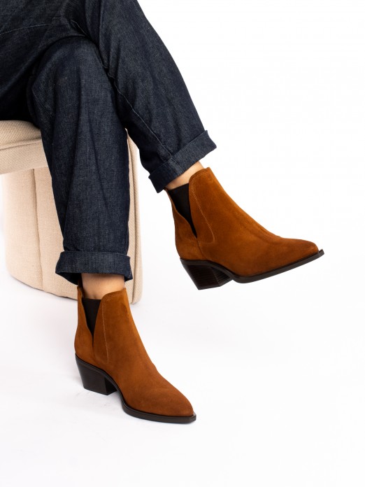 Botim Texano em Camurça Botim Texano em Camurça