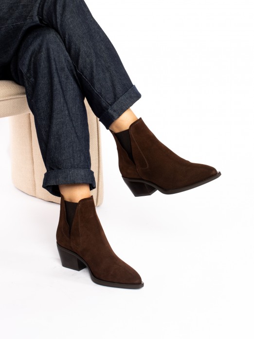 Botim Texano em Camurça Botim Texano em Camurça