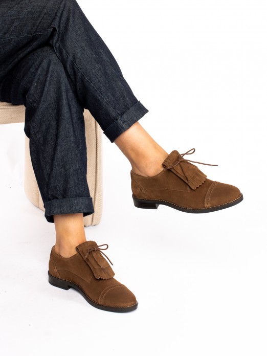 Frindged Suede Shoes