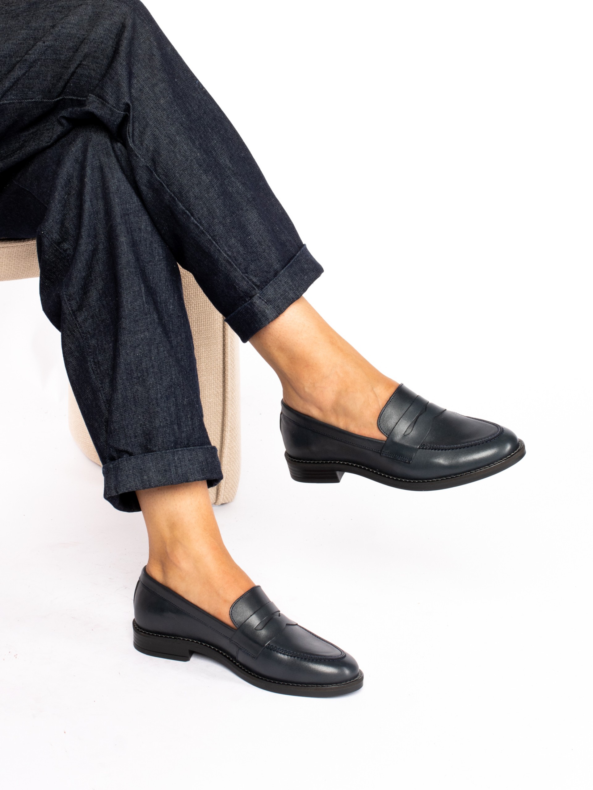 Classic leather moccasin