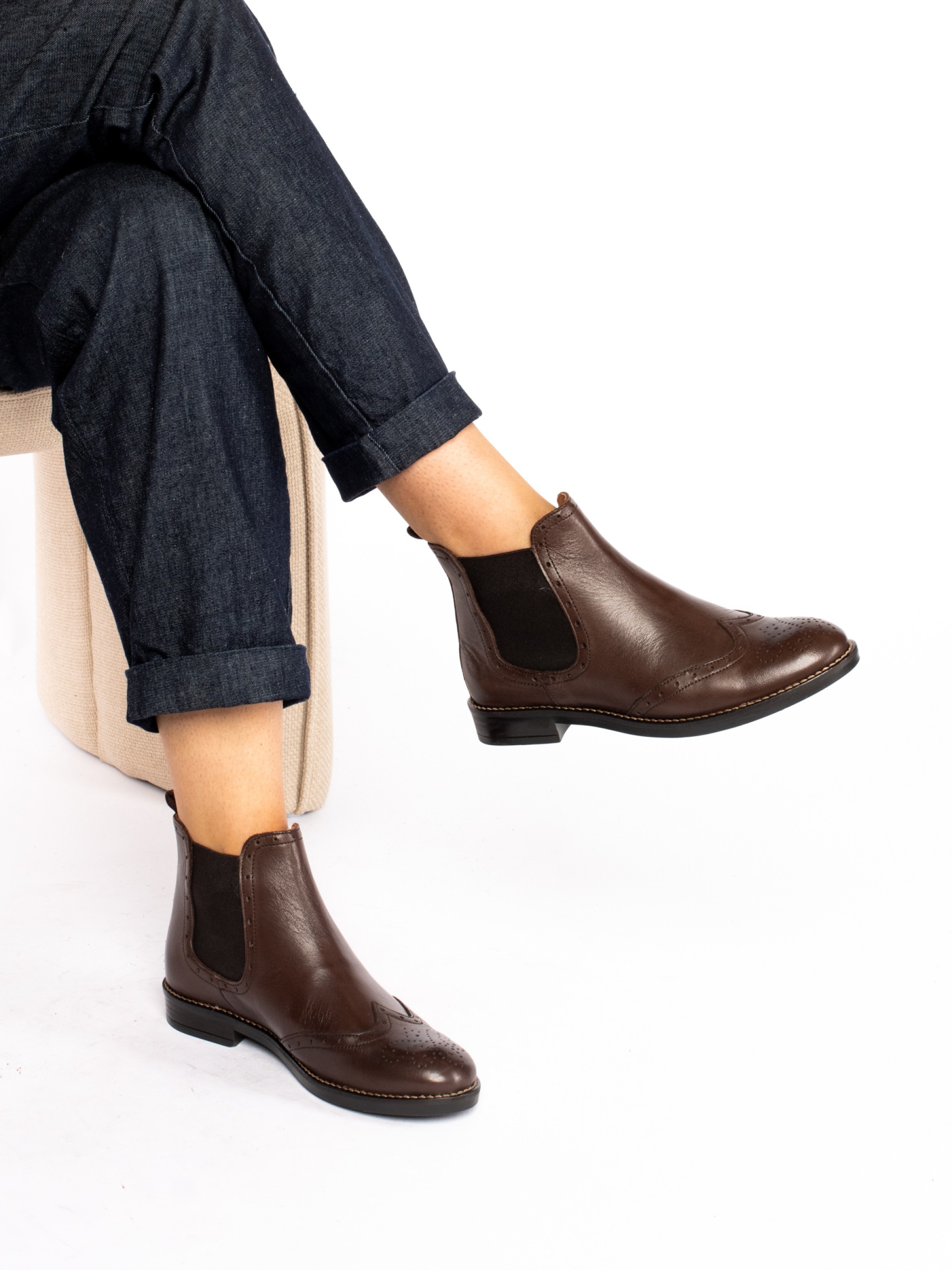 Leather Chelsea Ankle Boots