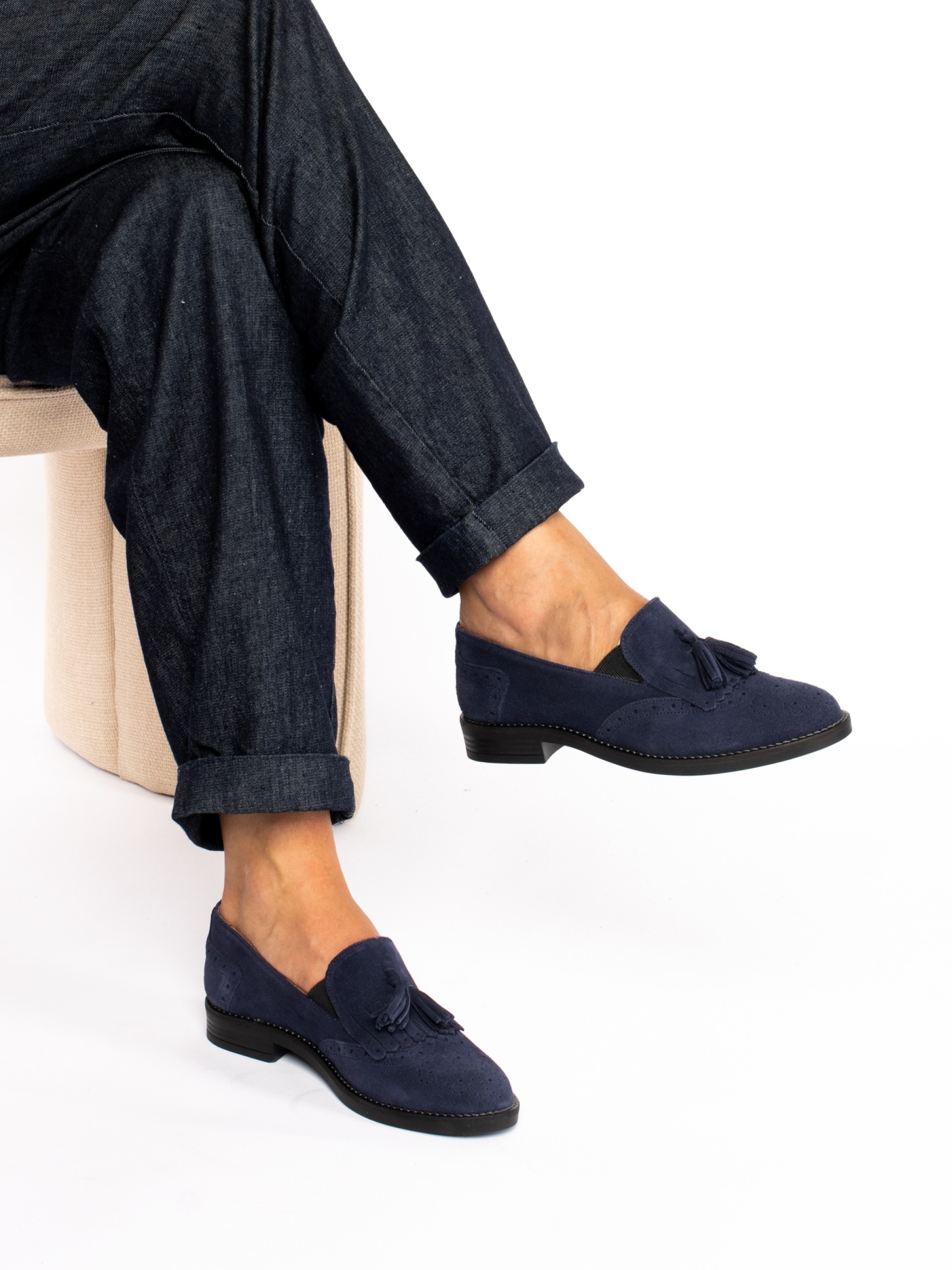 Suede Shoe with Charms