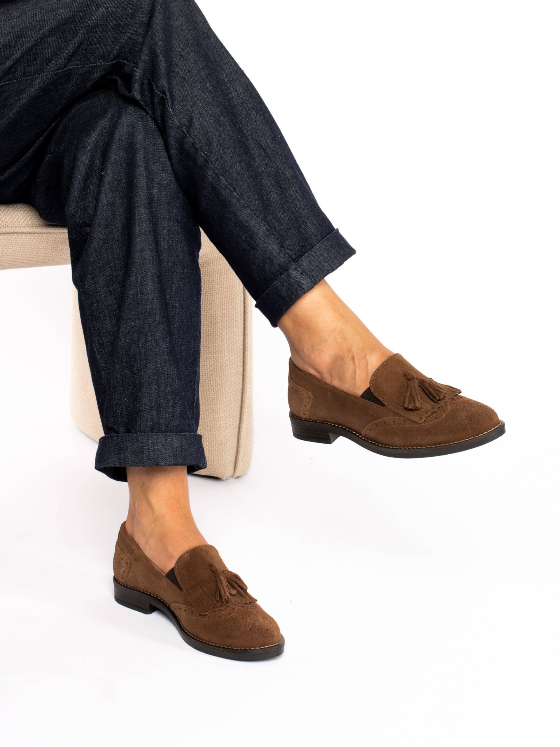 Suede Shoe with Charms