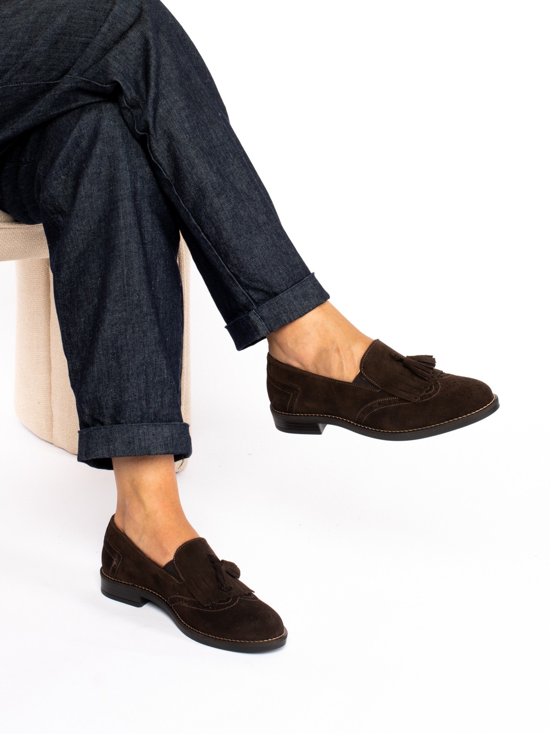 Suede Shoe with Charms