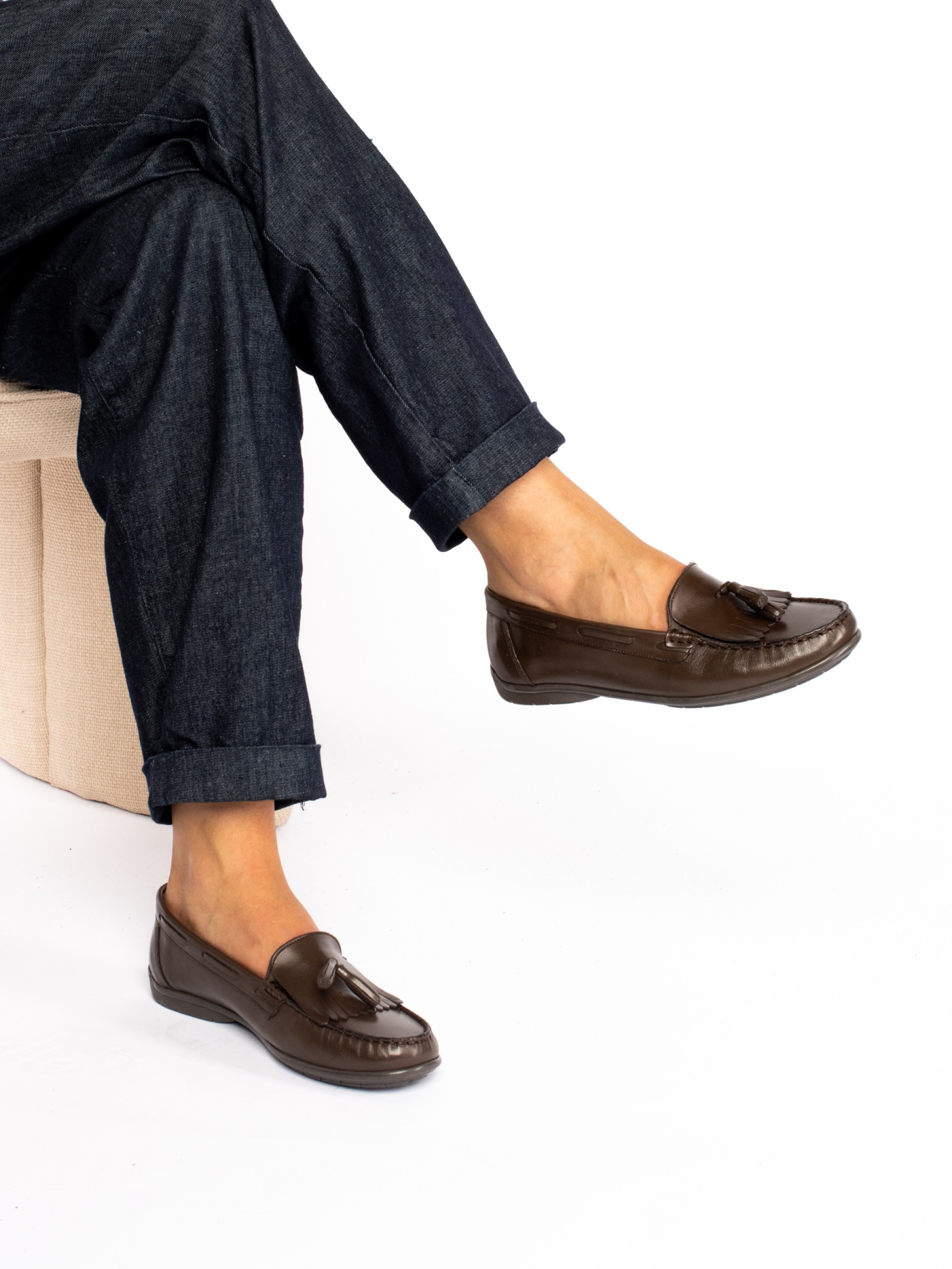 Leather Nautical Moccasins