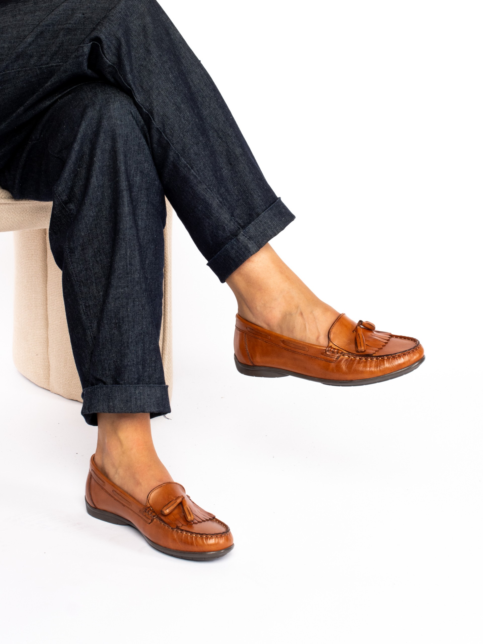 Leather Nautical Moccasins