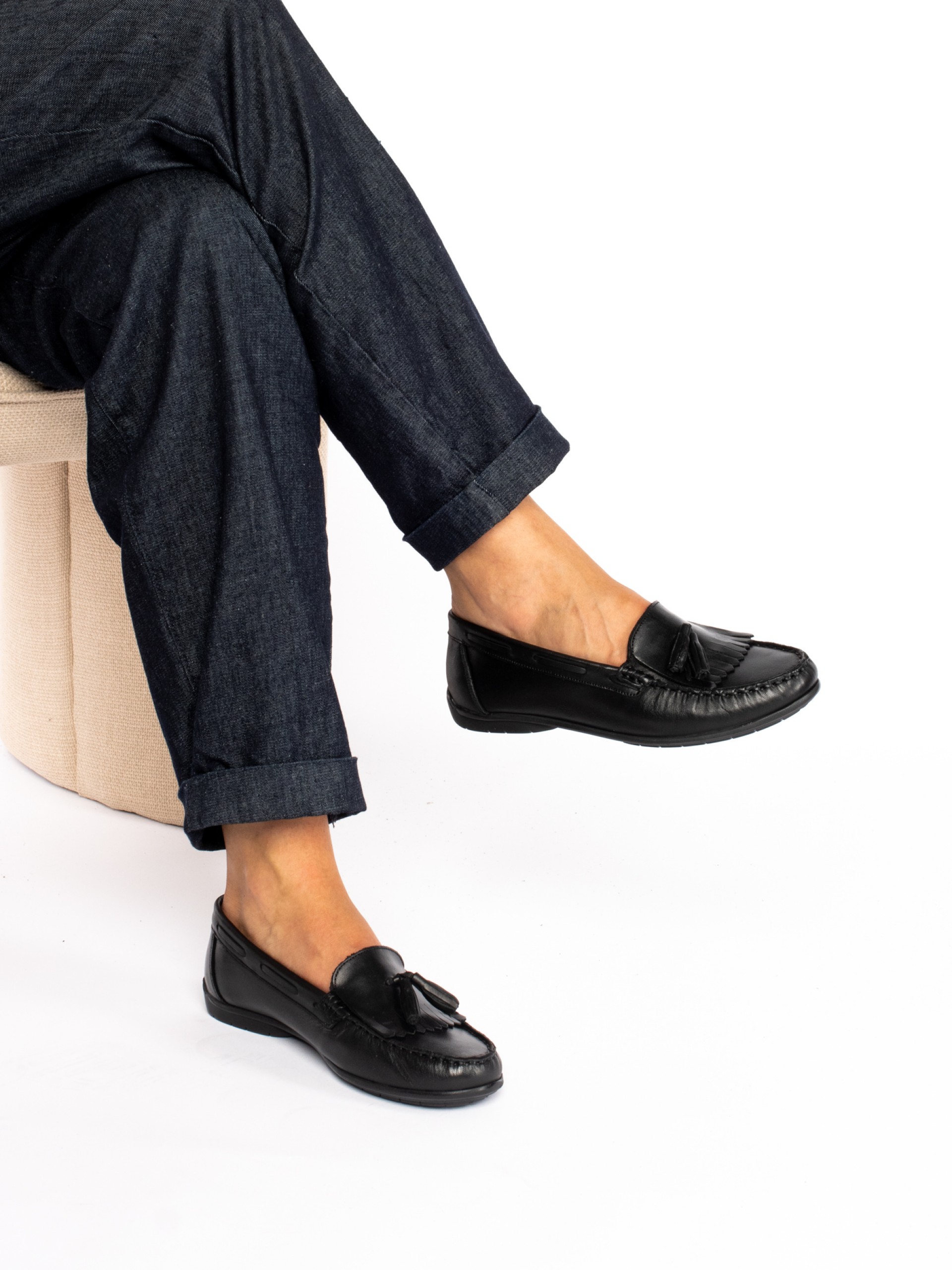 Leather Nautical Moccasins