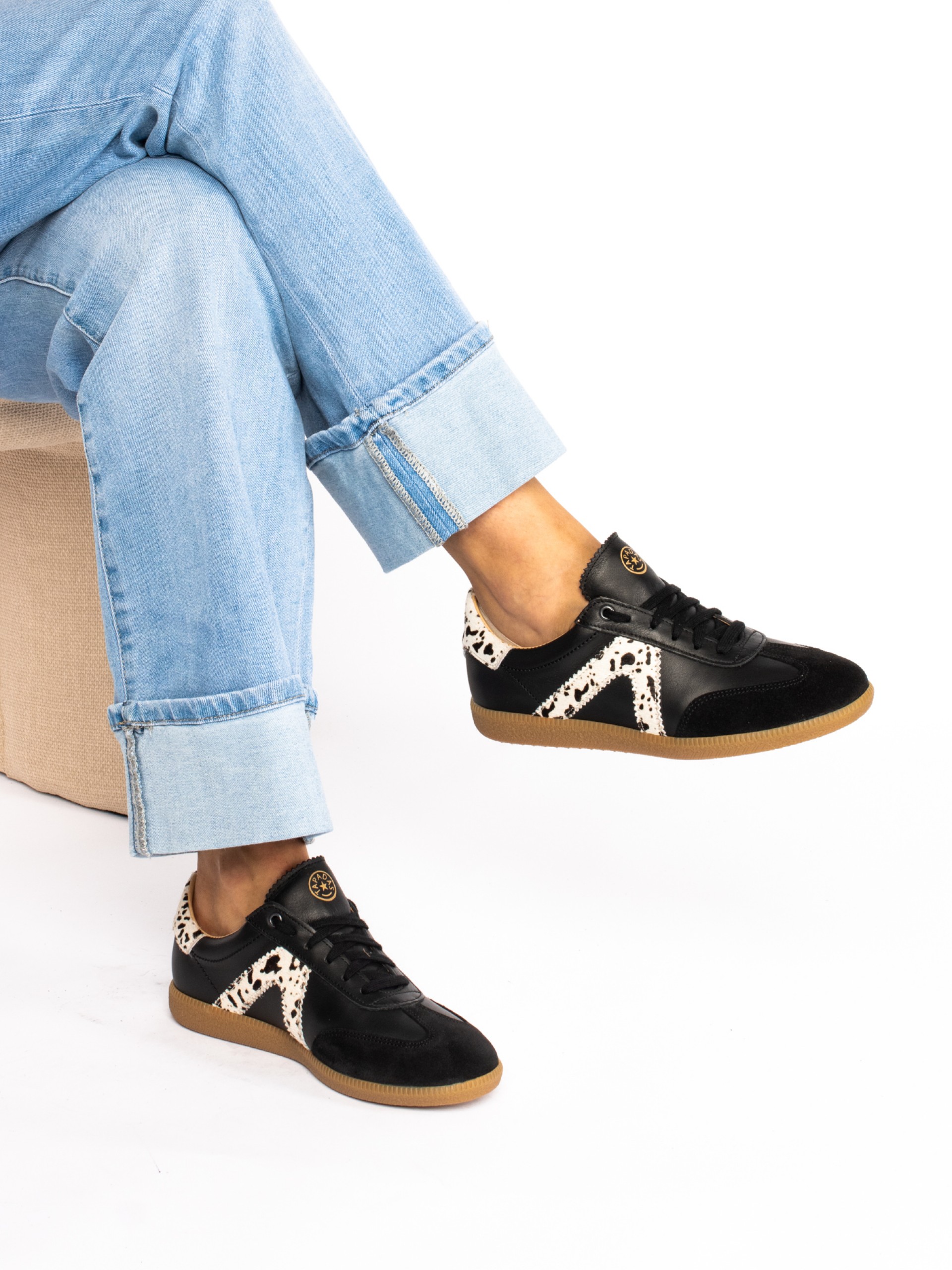 Sapato Desportivo em Pele e Pêlo