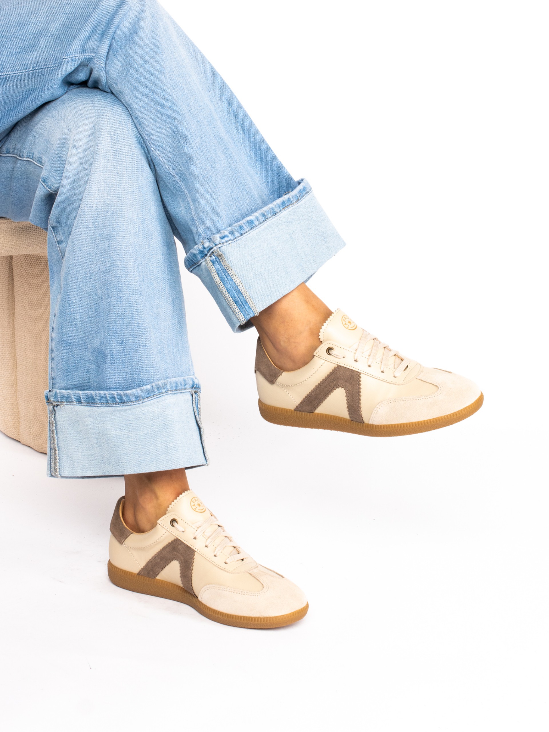 Leather and Suede Sports Shoes