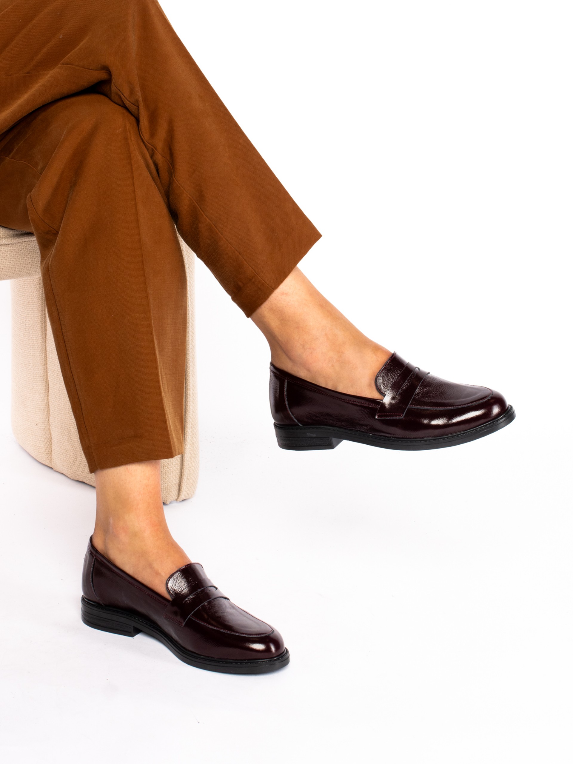 Classic patent leather loafer