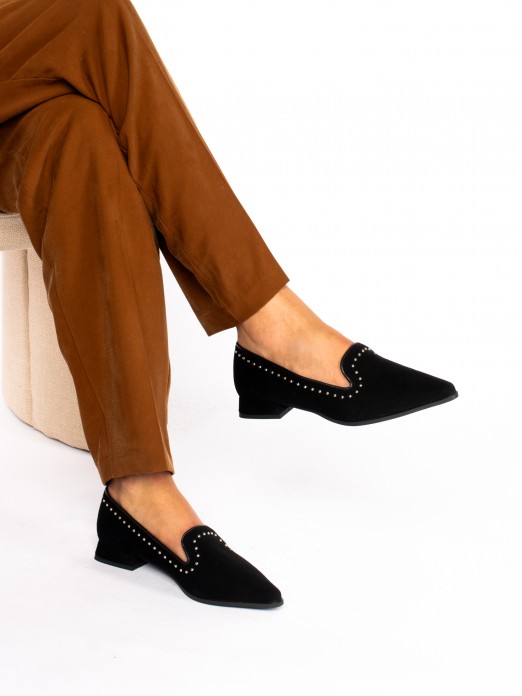Suede Studded Shoe