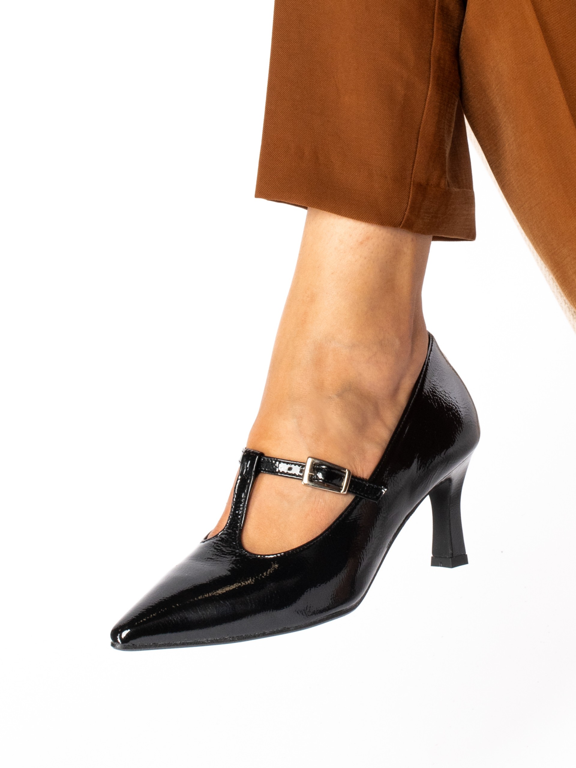 Patent Leather High Heel Shoes