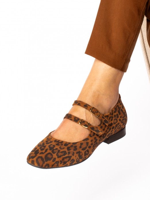 Mary Jane Animal Print Shoes