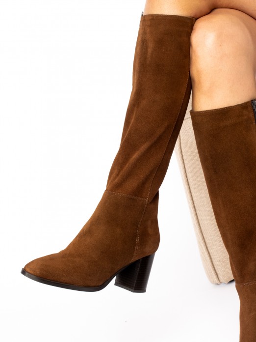 Suede High-Top Boot Suede High-Top Boot