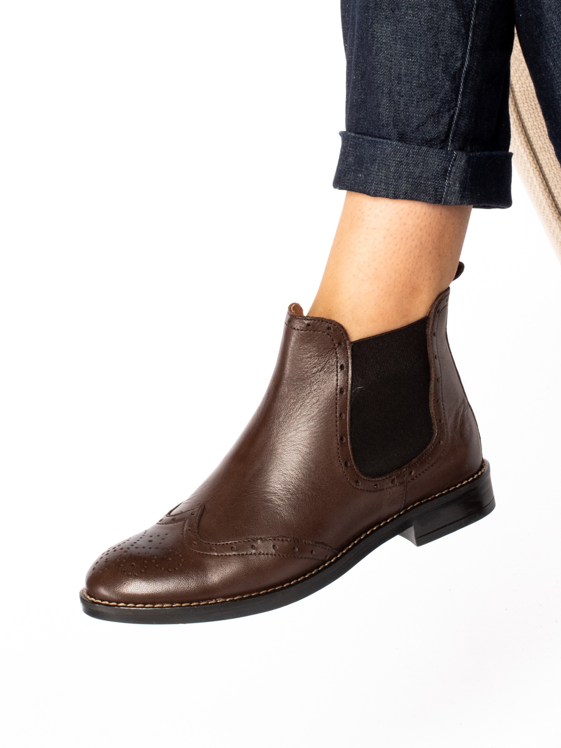 Leather Chelsea Ankle Boots