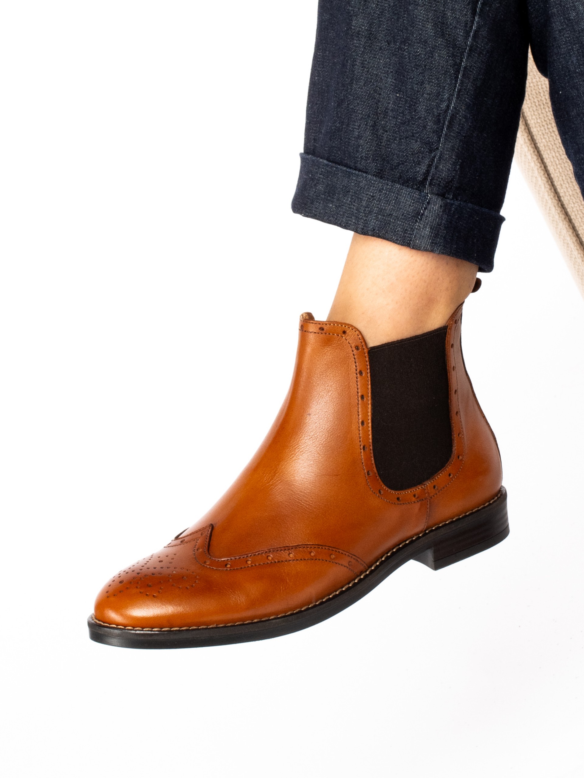 Leather Chelsea Ankle Boots