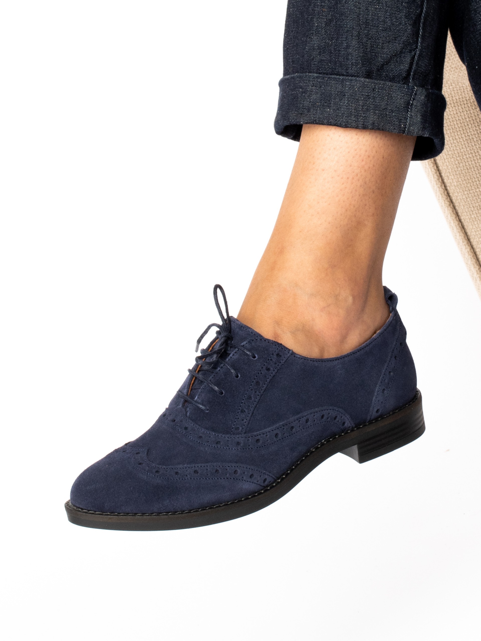 Suede Oxford Shoes