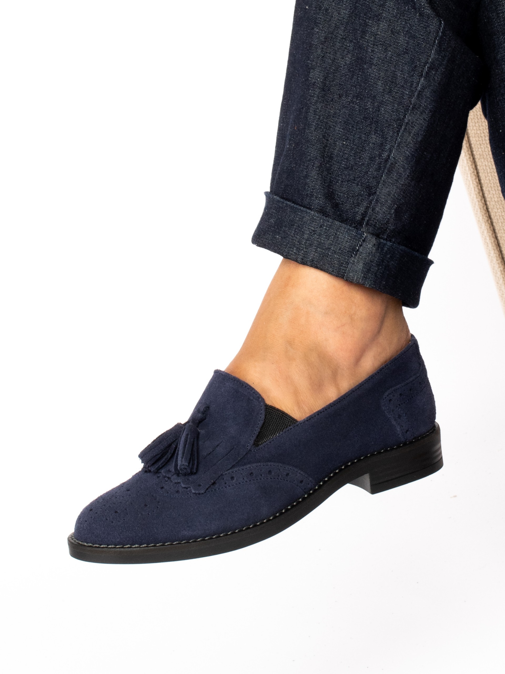 Suede Shoe with Charms