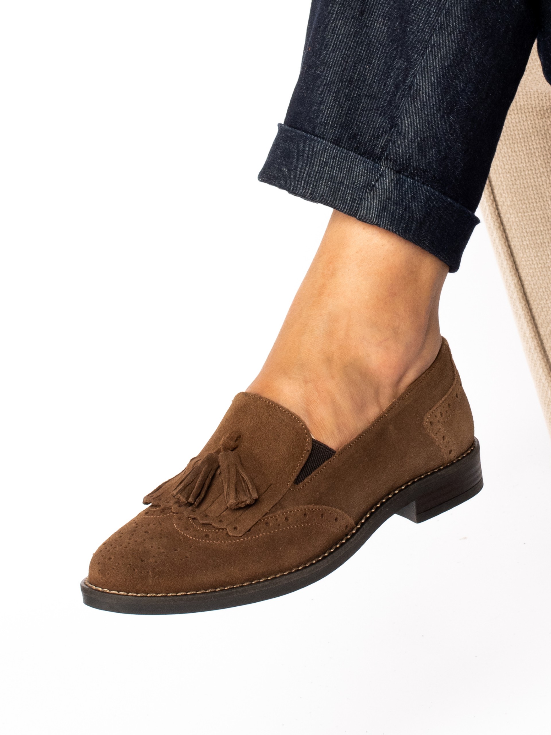 Suede Shoe with Charms