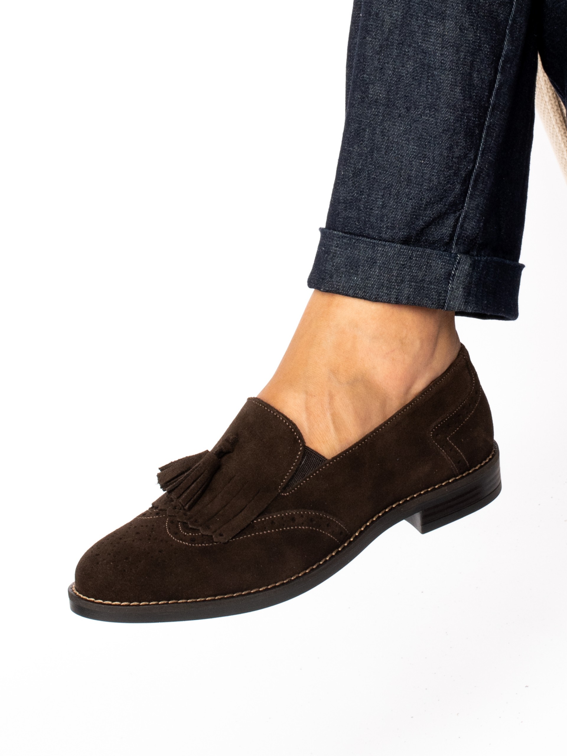 Suede Shoe with Charms