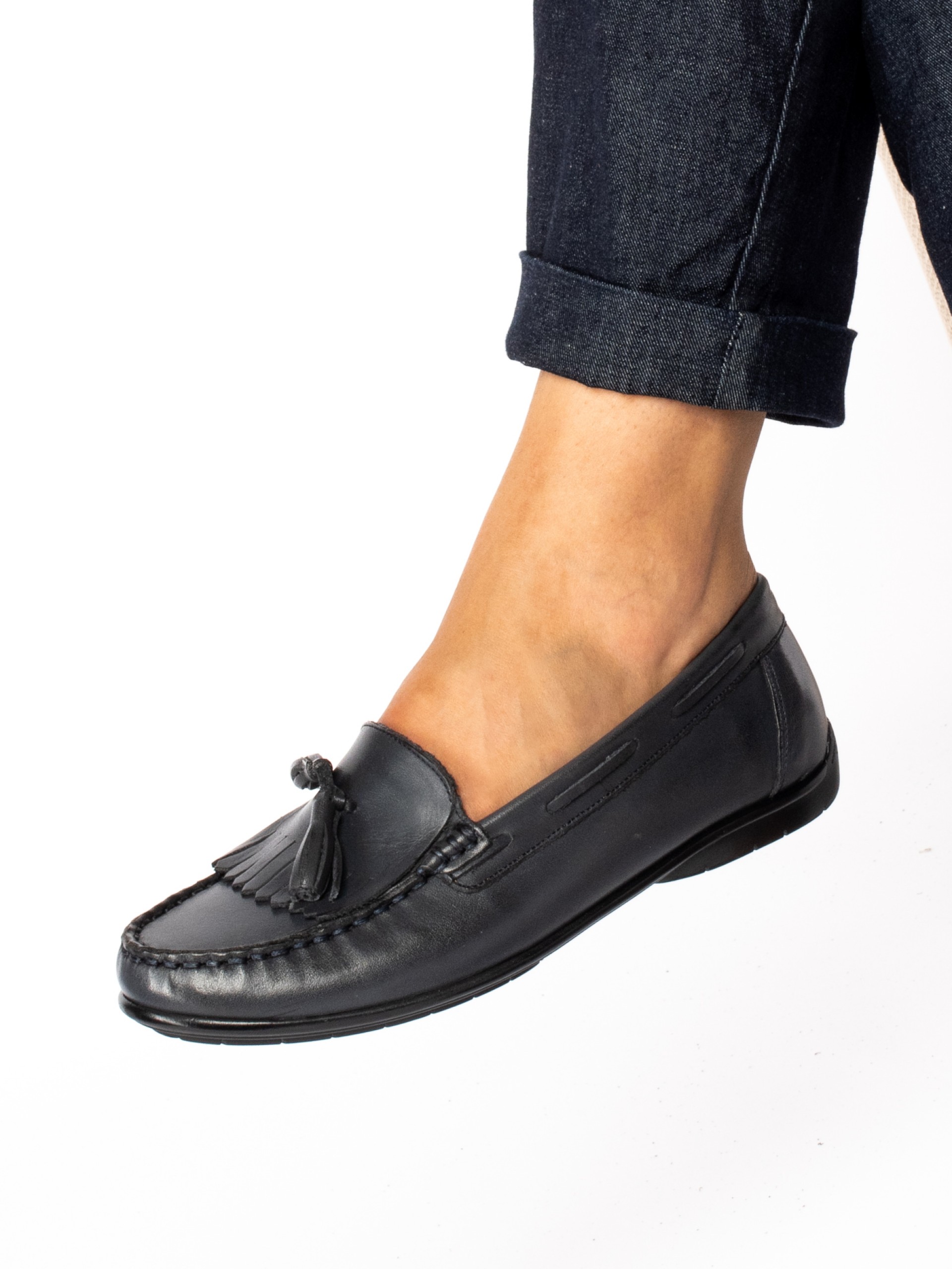 Leather Nautical Moccasins