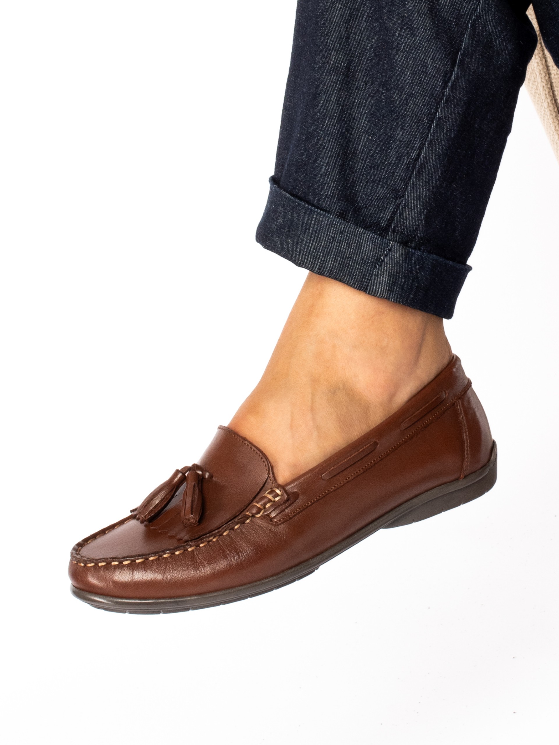 Leather Nautical Moccasins