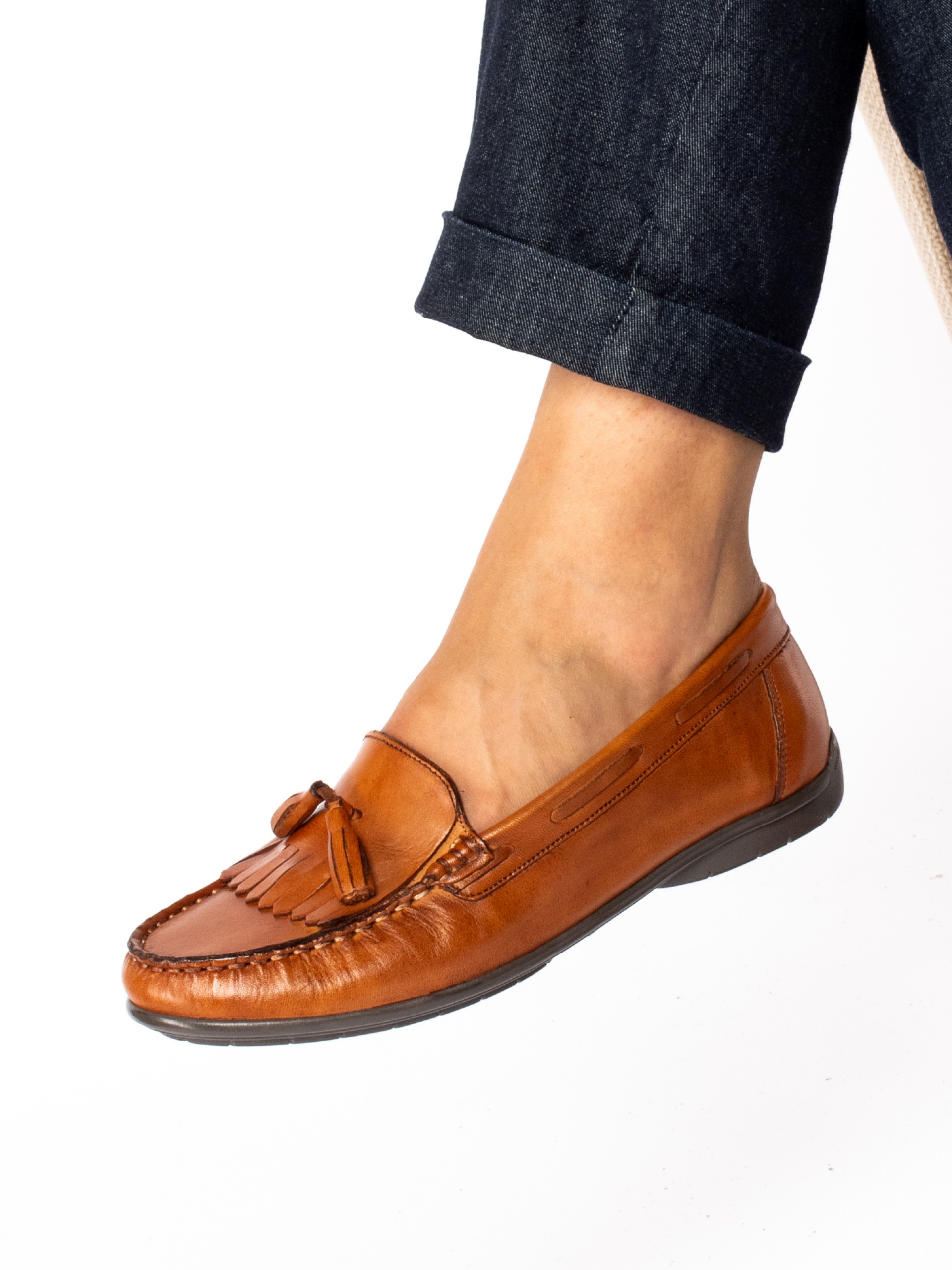 Leather Nautical Moccasins