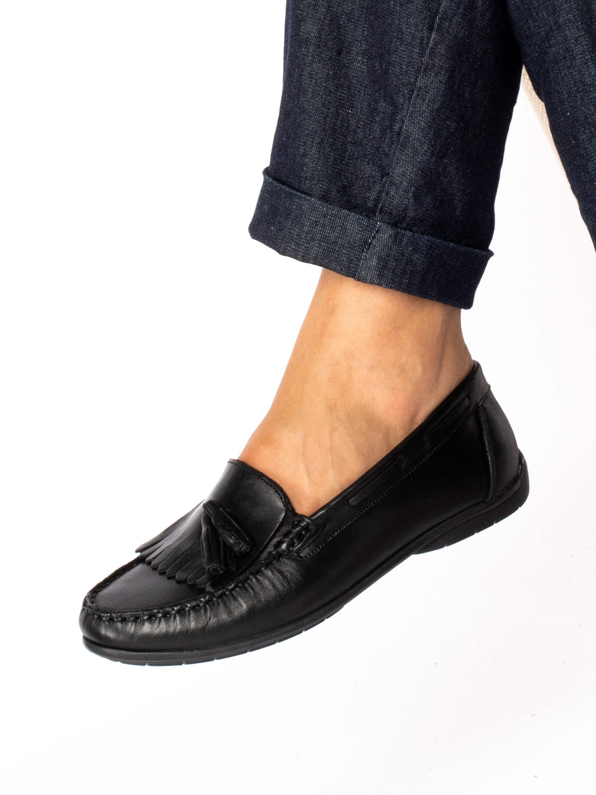 Leather Nautical Moccasins