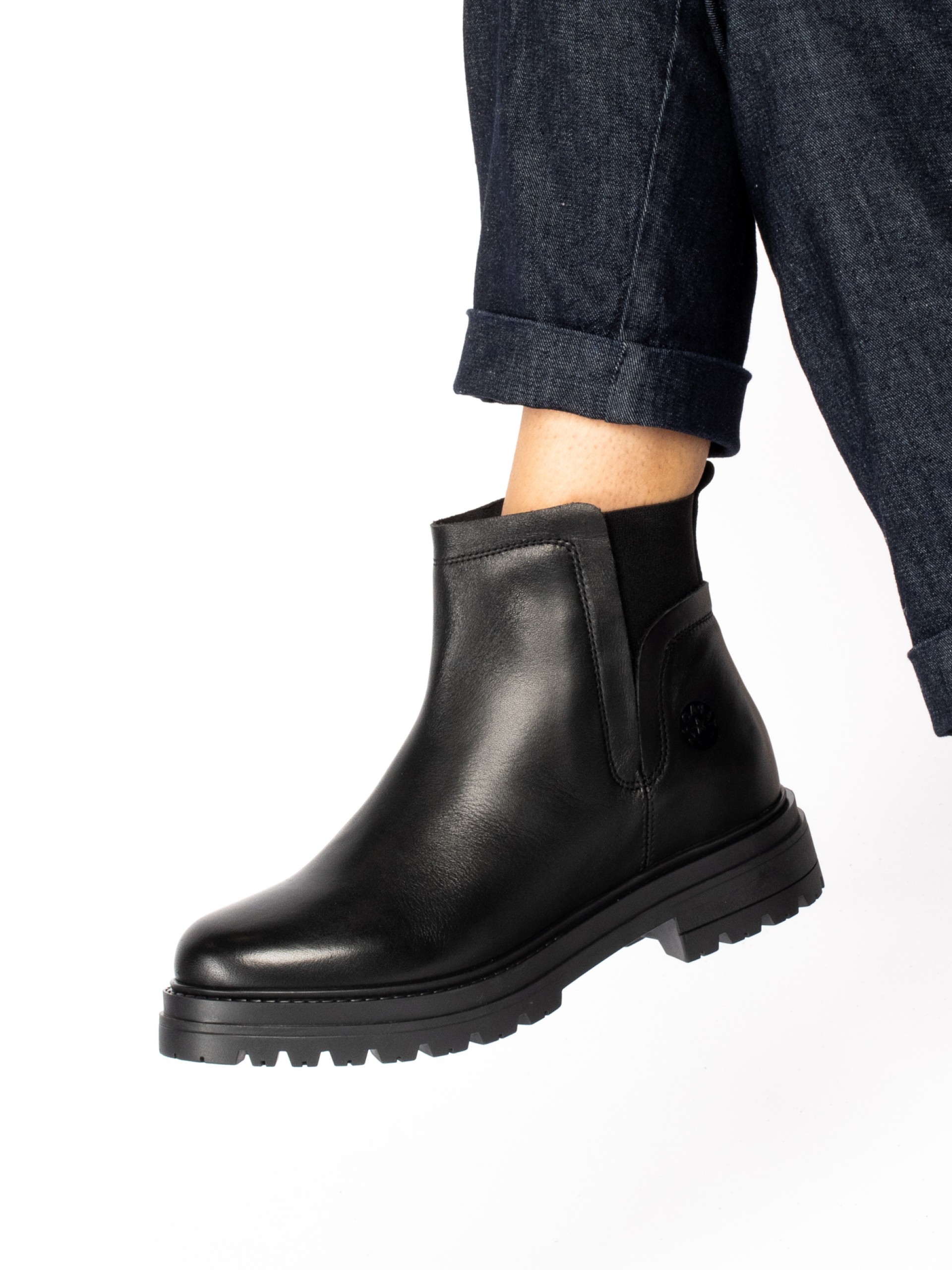 Bota Pele com elástico