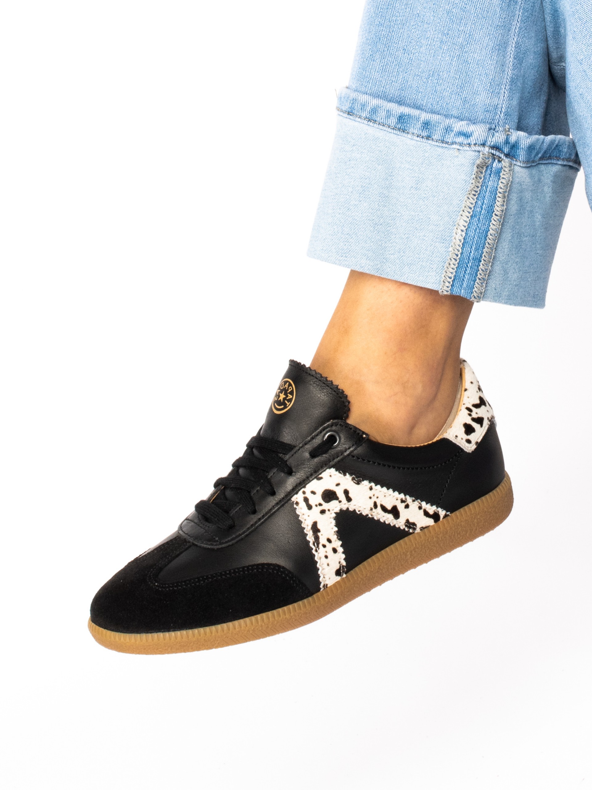 Sapato Desportivo em Pele e Pêlo