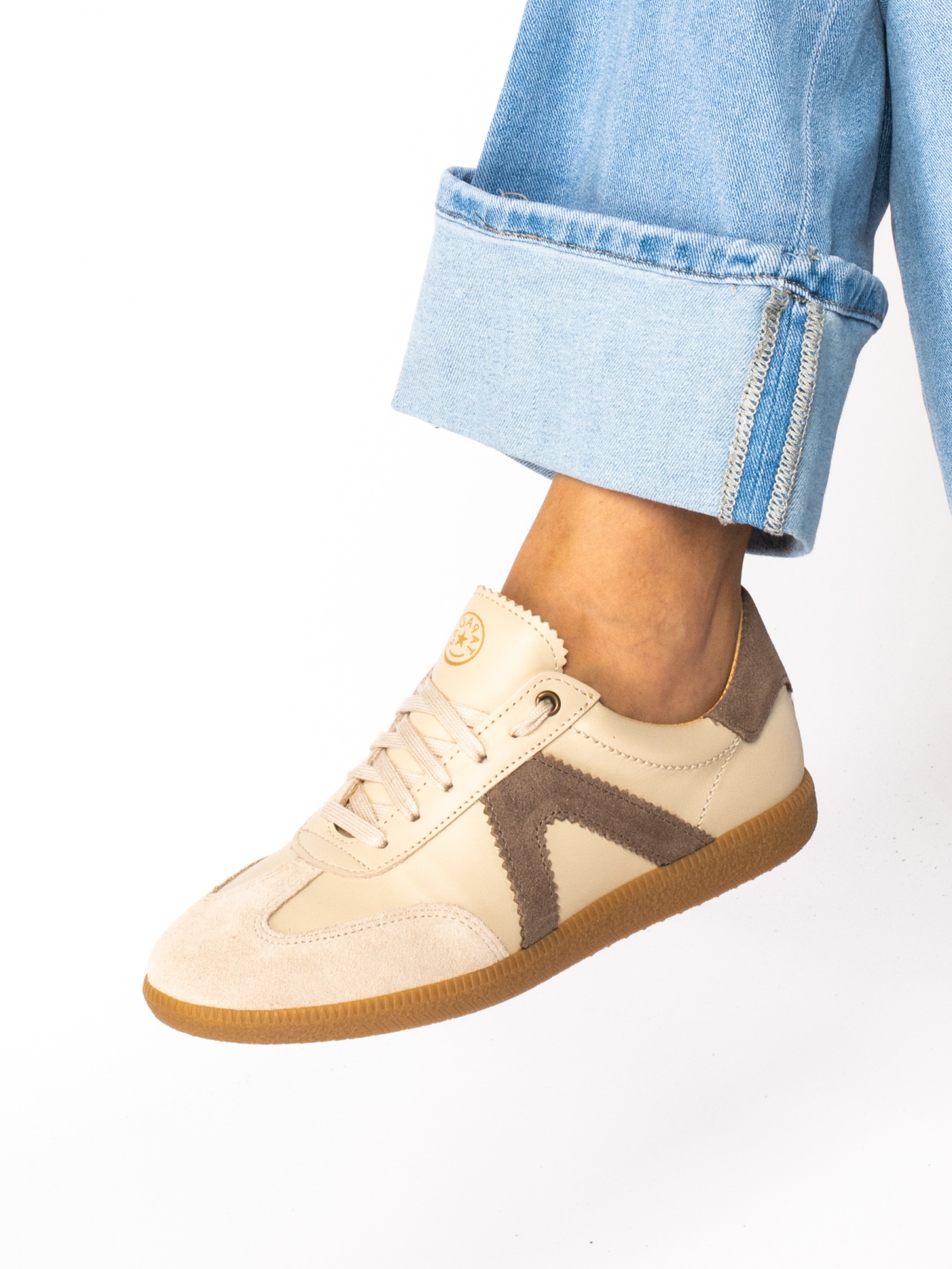 Leather and Suede Sports Shoes