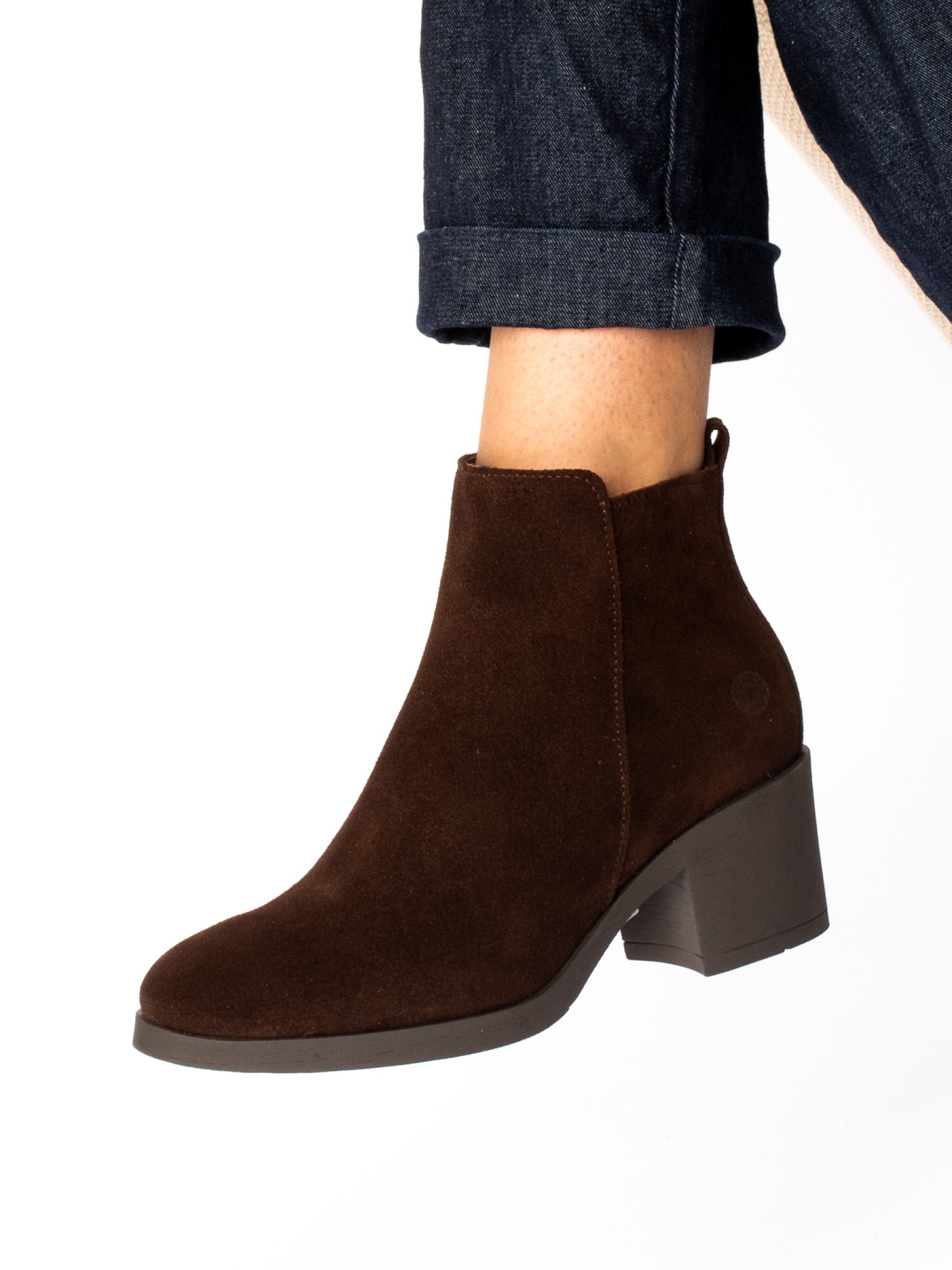 Smooth Suede Ankle boot