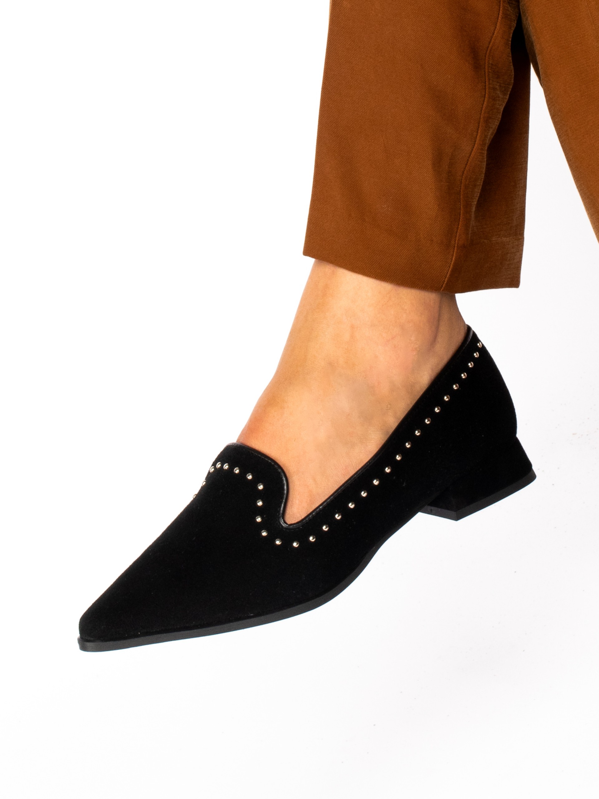 Suede Studded Shoe