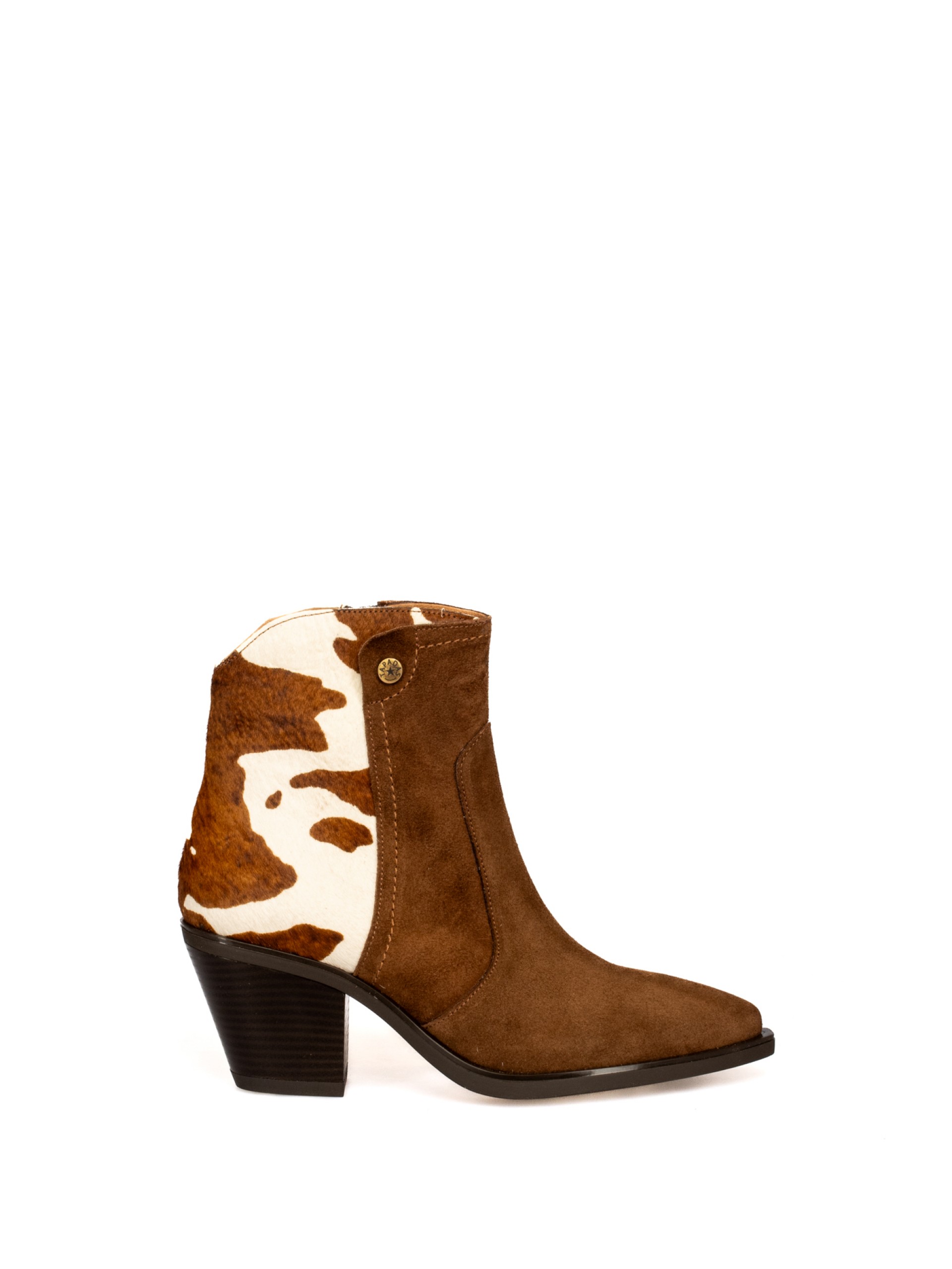 Botim Texano em Camurça com pêlo