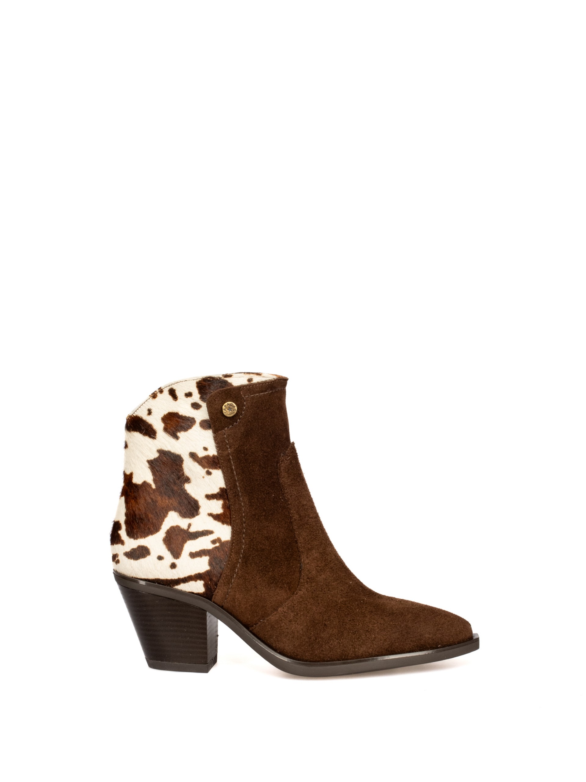 Botim Texano em Camurça com pêlo