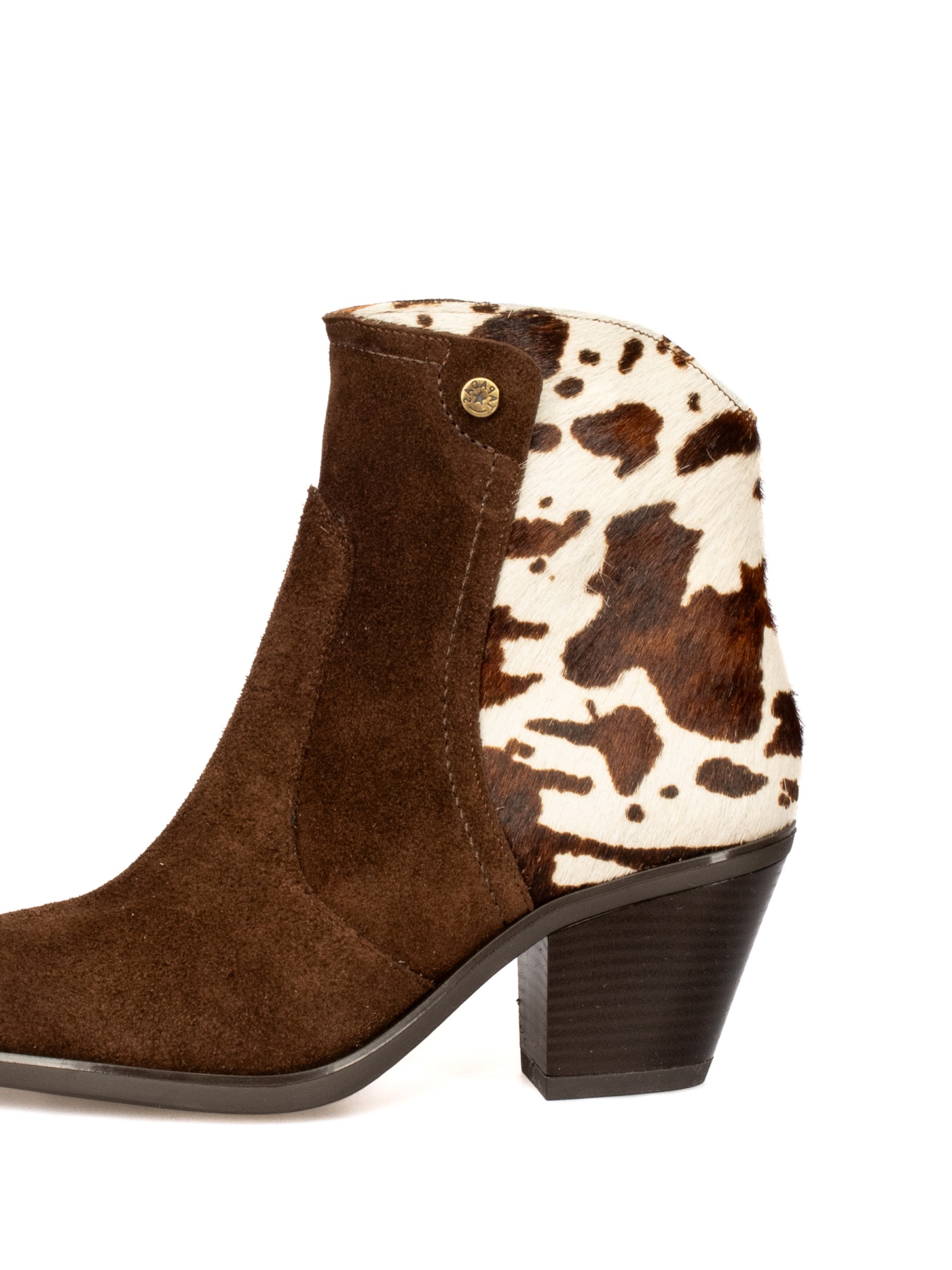 Botim Texano em Camurça com pêlo